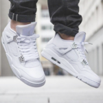 Air Jordan 4 Retro "Pure White" sneakers - Image 4