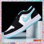 Air Jordan 1 Low Retro Island Green Sneaker - Image 2