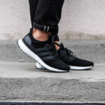 Adidas Ultraboost 1.0 Sneakers Black with White Sole - Image 4