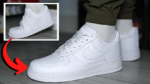 Nike Air Force 1 Pure White Sneakers - Image 5