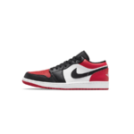 Air Jordan 1 Low Retro Bred Toe Black Red