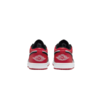 Air Jordan 1 Low Retro Bred Toe Black Red - Image 4