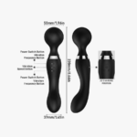Rechargeable Massage Stick | Powerful Wand Massager for Full Body Relaxation & Dildo Toys - Image 4