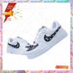 Nike Air Force 1 Black/White Louis Vuitton Sneaker