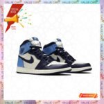 Air Jordan 1 Retro Mid OG Obsidian Sneaker