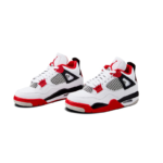 Air Jordan 4 Retro Fire Red white Black - Image 2
