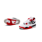 Air Jordan 4 Retro Fire Red white Black - Image 3