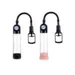 Men PowerUp Penis Enlargement Electric Pump Timer Dildo Sex Toy - Image 3
