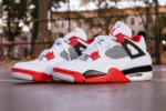 Air Jordan 4 Retro Fire Red white Black - Image 5