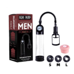 Men PowerUp Penis Enlargement Electric Pump Timer Dildo Sex Toy - Image 4
