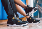 Air Jordan 4 Retro "Royalty" Black Gold - Image 4