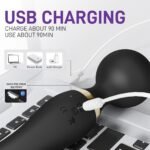 Rechargeable Massage Stick for Women – 6 Vibration Modes, USB Charging – Dildo Toys - Image 4