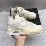 Air Jordan 4 Retro x Off-White SP "Sail" sneakers - Image 4