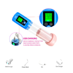LCD Enlargement Men Electronic Pump Dildo Sex Toy - Image 2