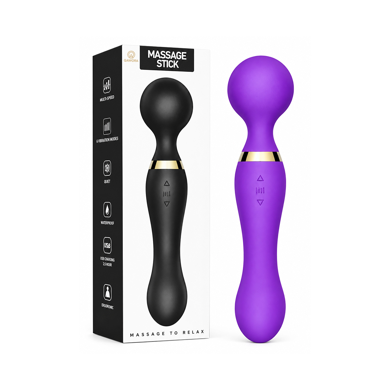 11 Rechargeable Massage Stick | Powerful Wand Massager for Full Body Relaxation & Dildo Toys - Image 1
