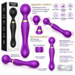 Rechargeable Massage Stick | Powerful Wand Massager for Full Body Relaxation & Dildo Toys - Image 2