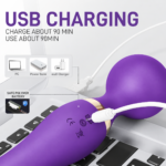 Rechargeable Massage Stick | Powerful Wand Massager for Full Body Relaxation & Dildo Toys - Image 4