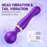 Rechargeable Massage Stick | Powerful Wand Massager for Full Body Relaxation & Dildo Toys - Image 5