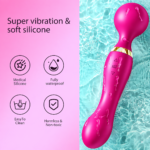 Rechargeable Massage Stick | Powerful Wand Massager for Full Body Relaxation & Dildo Toys - Image 4